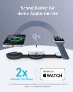 Anker MagGo 3-in-1 Kabellose Ladestation Qi2 15W – Reise – Bild 3
