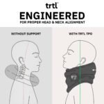 trtl Reisekissen Korall – Ergonomisches Nackenkissen für Reisen – Bild 8