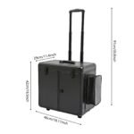 Fußpflege Trolley Koffer 91cm groß mit 2 Trays – Schwarz – Bild 2