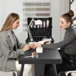 Kosmetik Trolley mit Tisch & 5 Schubladen – Schwarz – Bild 8