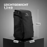 Zeeksack Organizer Rucksack 30L Schwarz + Hüftgurt & Straps – Bild 2