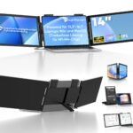 Triple Monitor Laptop Erweiterung 14" 1080P FHD Kabellos & Kabelgebunden