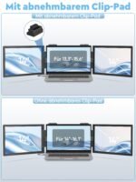 Triple Monitor Laptop Erweiterung 14" 1080P FHD Kabellos & Kabelgebunden – Bild 8