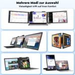 Triple Monitor Laptop Erweiterung 14" 1080P FHD Kabellos & Kabelgebunden – Bild 7