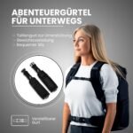 Zeeksack Organizer Rucksack 30L Schwarz + Hüftgurt & Straps – Bild 5