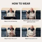 trtl Reisekissen Korall – Ergonomisches Nackenkissen für Reisen – Bild 7