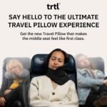 trtl Reisekissen Korall – Ergonomisches Nackenkissen für Reisen – Bild 2