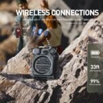 Muzen Wild Mini Bluetooth Lautsprecher IPX5 Wasserdicht mit Licht – Bild 6