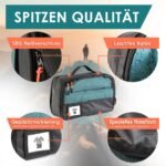 SEESCHWALBE Compression Packing Cubes 8-teilig mit Schuhbeutel – Schwarz – Bild 5