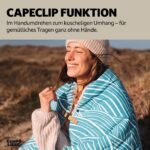 Campo Libre Wanda Campingdecke 4in1 Schlafsack Poncho Kissen – Bild 6