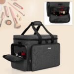 BAFASO Kosmetiktasche Groß – Make Up Organizer Reise Schwarz – Bild 4