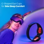Manta Pro Schlafmaske – 100% Lichtblockierung für Seitenschläfer – Bild 3