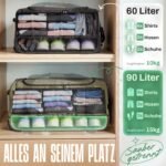 Reisetasche mit Rollen 90L – 3in1 Trolley, Rucksack & Tasche – Bild 5