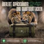 Reisetasche mit Rollen 90L – 3in1 Trolley, Rucksack & Tasche – Bild 6